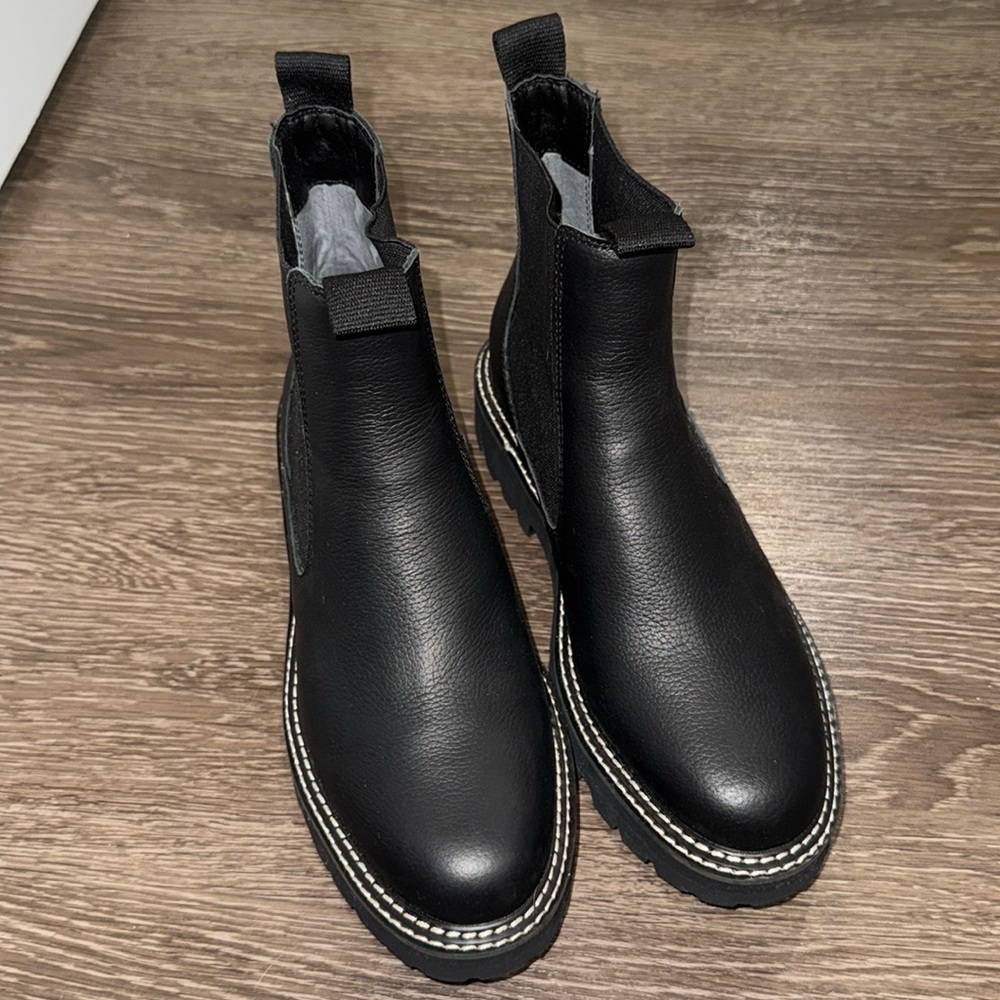 Moana H2O Boots Black Leather